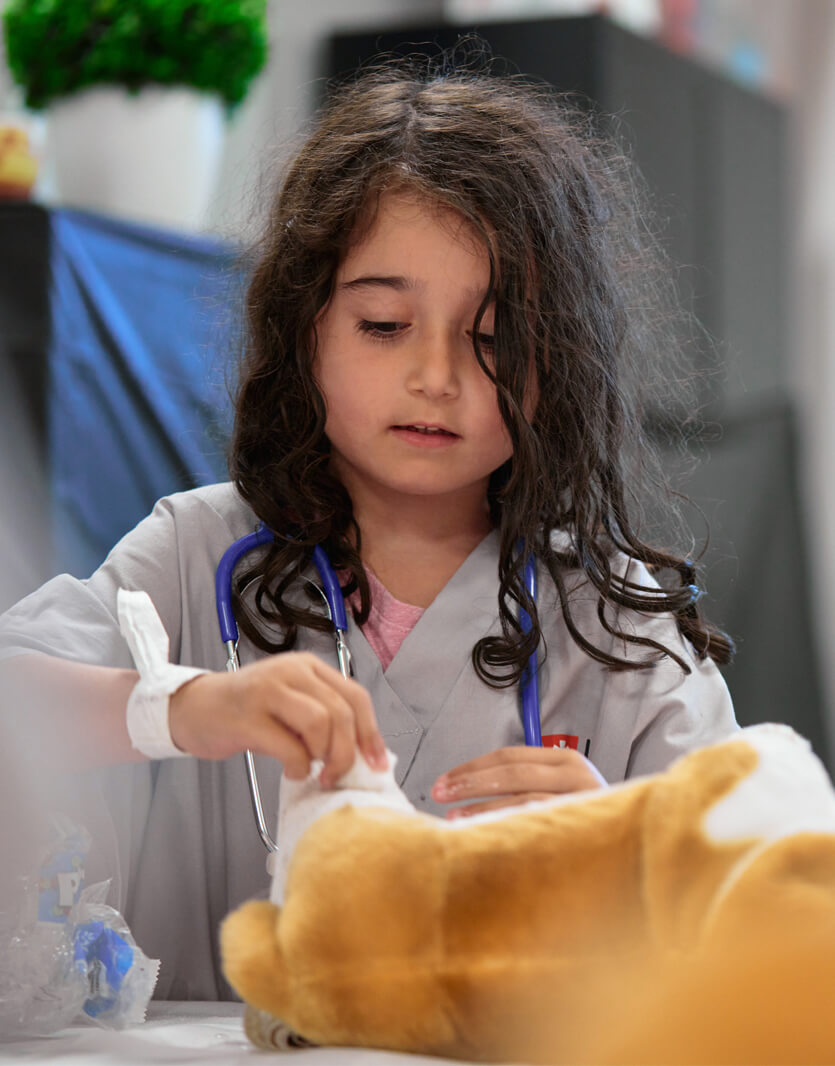 Collaborators Girl With Stethoscope